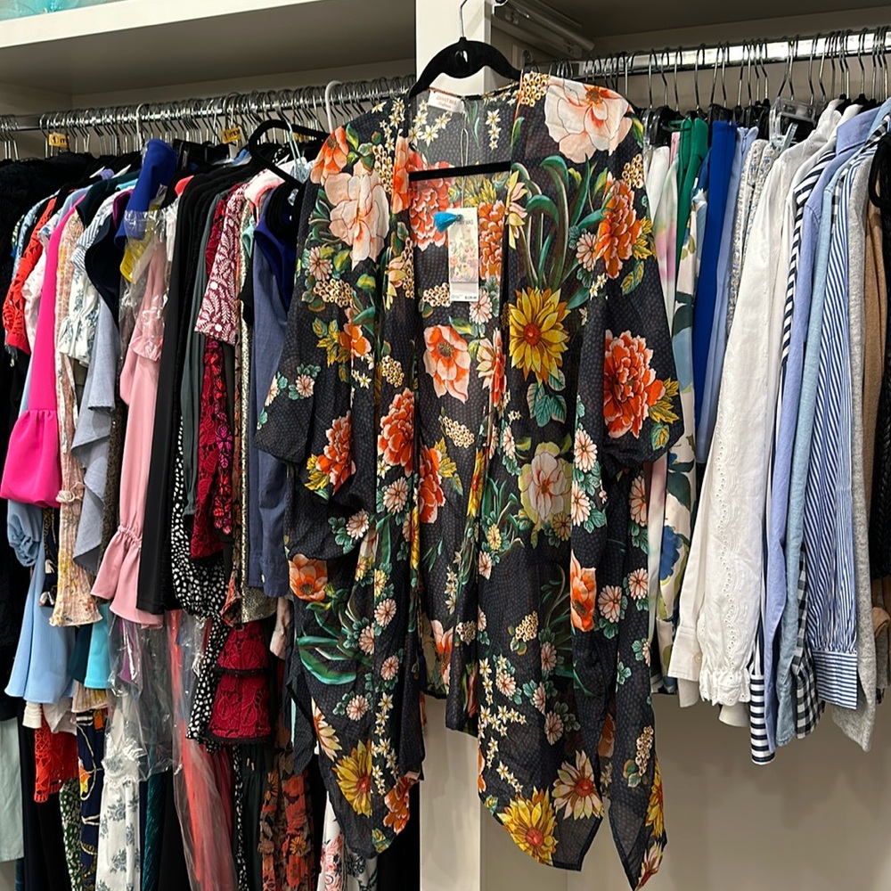 NWT Johnny Was Kimono top or cover up Small Medium